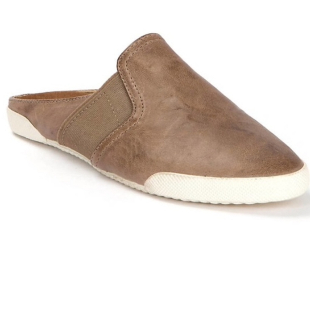 Frye Women's Melanie Gore Mule Sneaker Slides Shoes 7.5 Leather Comfort